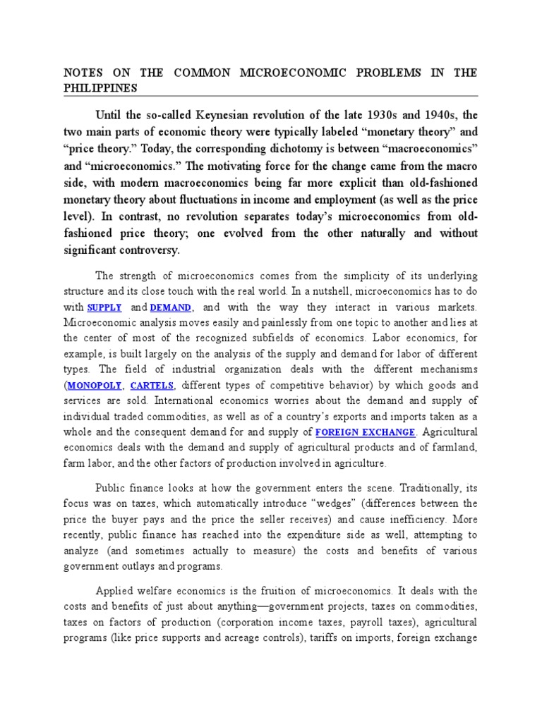 Microeconomics in the news today image