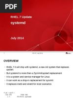 Systemd: RHEL 7 Update