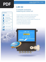 A Complete Conductivity Measuring and Control Unit: Profe Ssion Al Solut Ions