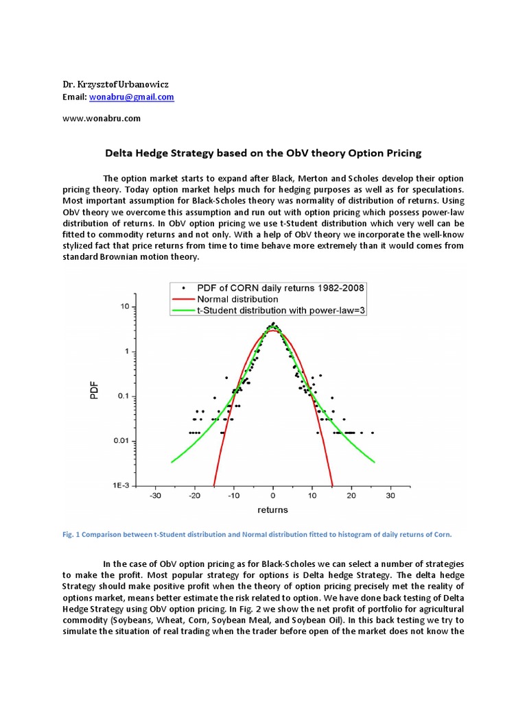 Options Obv Feb2013 | PDF | Black–Scholes Model | Implied Volatility