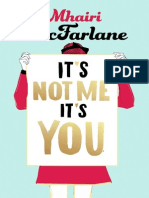 It's Not Me It's You, by Mhairi McFarlane - Extract