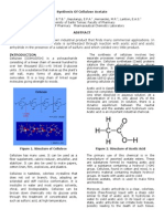 Synthesis of Cellulose Acetate