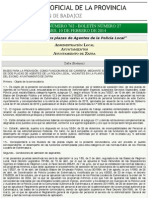 B.O.P. de Badajoz - Anuncio 00762:2014 Del Boletín Nº. 27 - Diputación de Badajoz