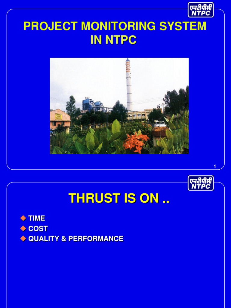 NTPC Project Monitoring System Overview | PDF | Project Management ...