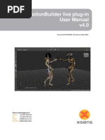 MVN Motion Builder Live Plug-In User Manual