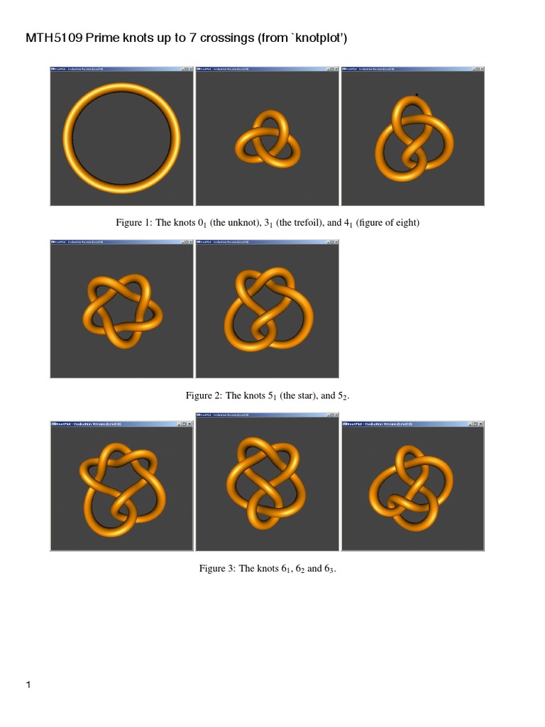 Prime Knots and Surfaces Explained | PDF