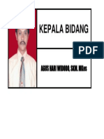 KEPALA BIDANG bidung bidung