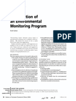 Qualification of Environmental Monitoring Program