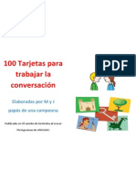 100 Tarjetas para Trabajar La Conversación: Elaboradas Por M y J Papás de Una Campeona