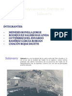 Variable de Infraestructura Hidráulica y Energética SALAVERRY