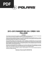 Download 9925718 2014 Polaris Ranger 6X6 Service Manual by durhampolaris SN240801186 doc pdf