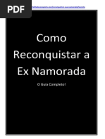 Como Reconquistar a Ex Namorada