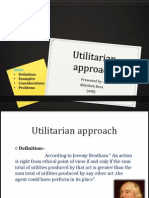 Utilitarian Approach