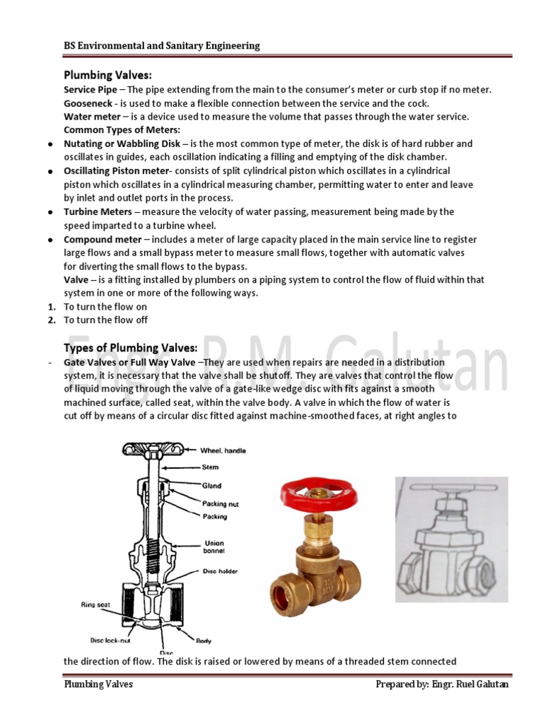 Plumbing Valves Valve Tap (Valve)