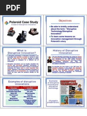 Polaroid Case Study