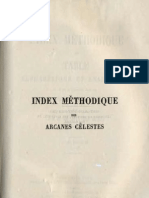 Em Swedenborg INDEX Des Arcanes Celestes 4sur4 R Z