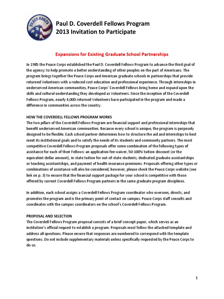 Cover letter for peace corps image