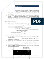 Notes Dda Line Drawing Algorithm