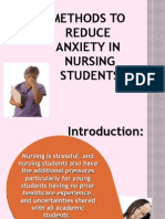 Methods To Reduce Anxiety in Nursing Students