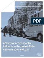 FBI - A Study of Active Shooter Incidents in The United States Between 2000 and 2013