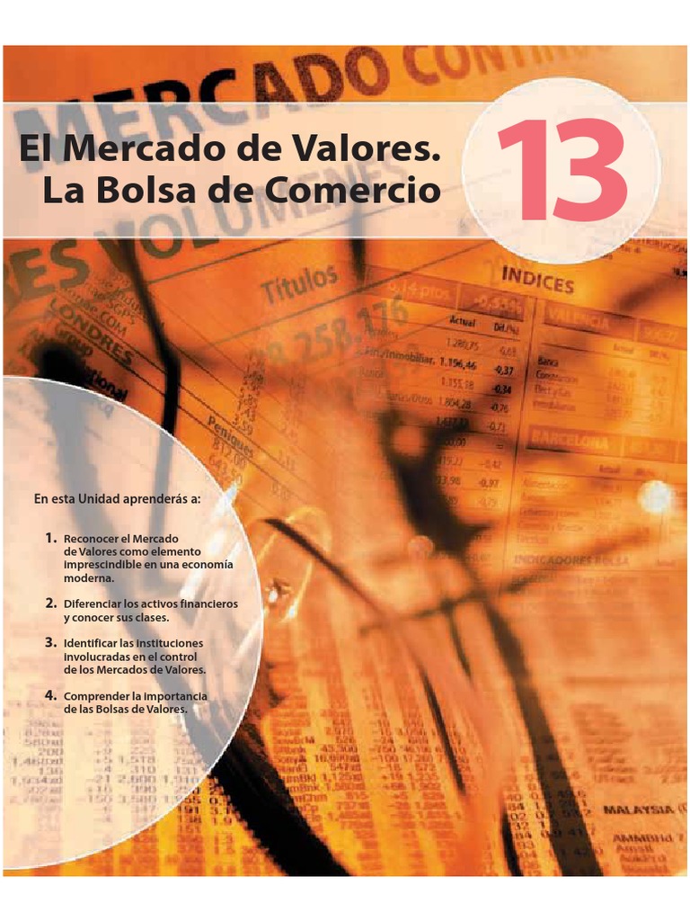 Introducción al Mercado de Valores | PDF | Compartir (Finanzas) | Bolsa