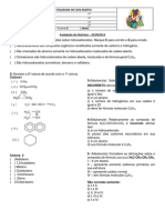 Avaliação Hidrocarbonetos