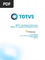 MIT041 - Inspeção de Entradas_Processos - Eurosonics