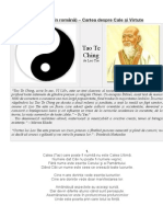 Tao Te Ching - Cartea Despre Cale Și Virtute
