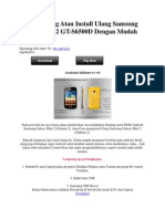 Cara Flashing Atau Install Ulang Samsung Galaxy Mini 2 GT.docx