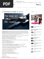 Preposições Em Inglês_ in, On, At - EnGLISH TOWN