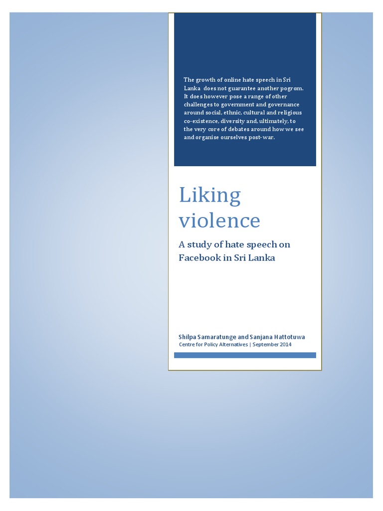 Hate Speech - Final | PDF | Hate Speech | Social Media