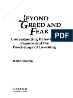 Beyond Greed and Fear-Content