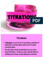 Titrations Without PH