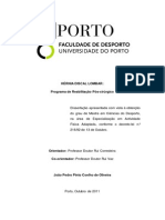 HéRNIA DISCAL LOMBAR João Oliveira Programa de Reabilitação Pscocirúgico