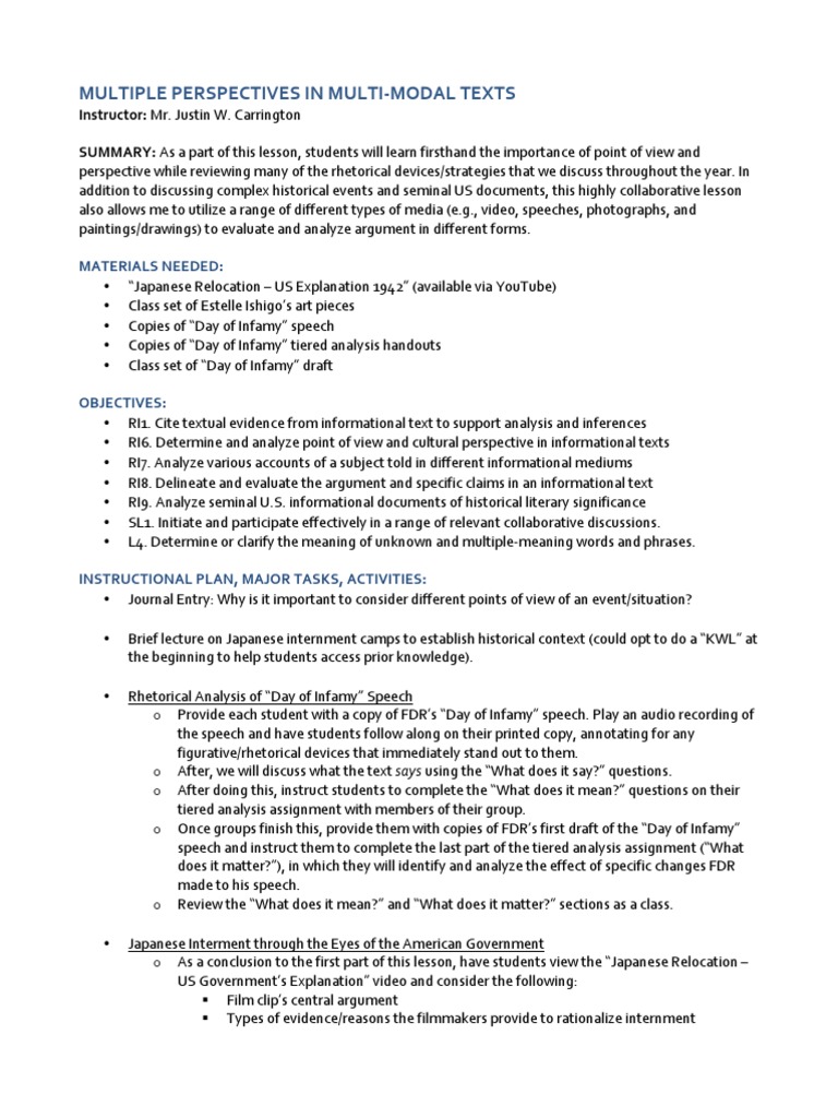 Writing perspectives examples image