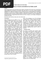Download An exploratory study on brand connotations by Indian youth by manoj8774 SN24086270 doc pdf