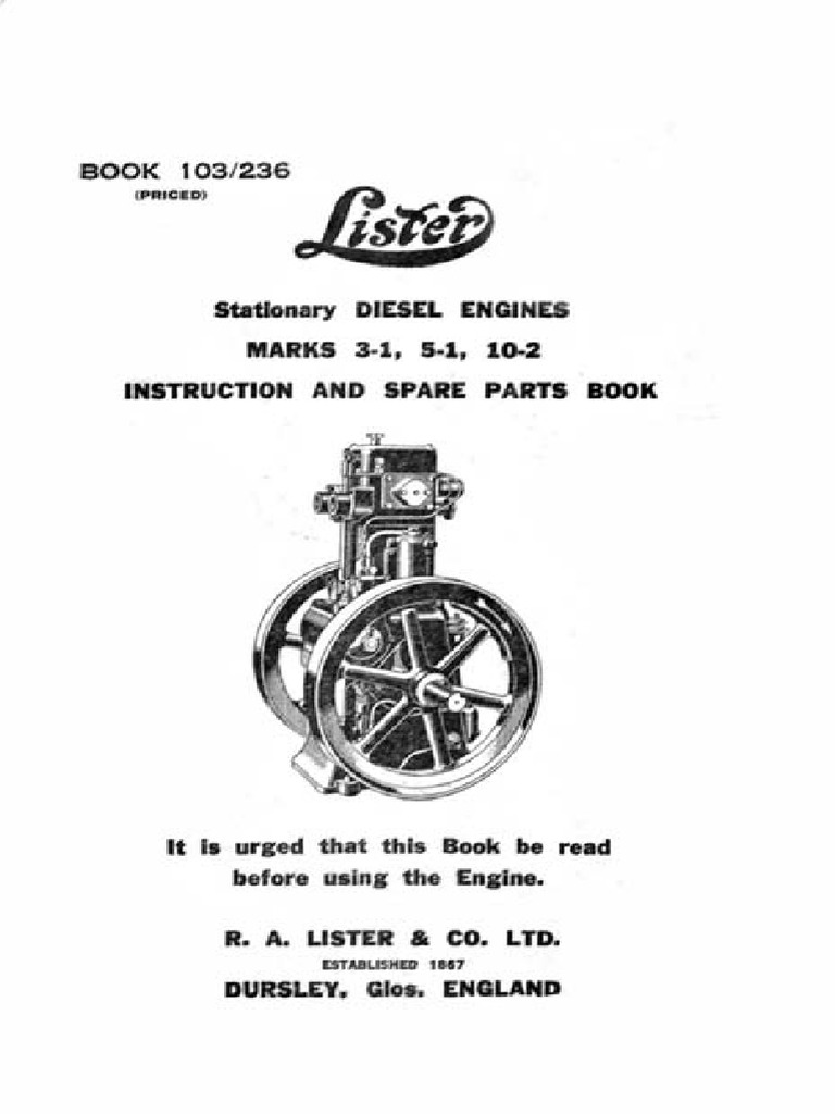 Lister Engine Diagram