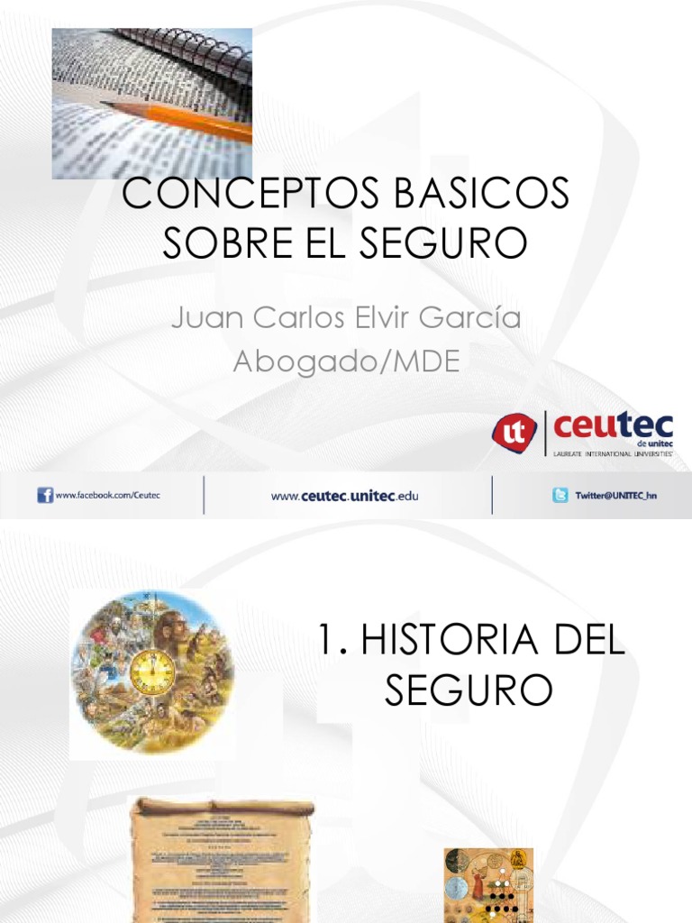 Conceptos Basicos Sobre El Seguro | PDF | Póliza de seguros | Seguro de ...