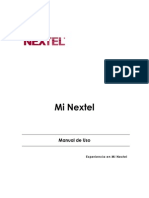 Mi Nextel Manual de Uso - Principal