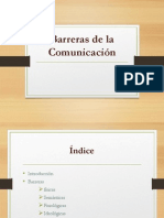 Barreras de La Comunicación