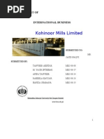 Download Kohinoor Mills Limited by faruu SN24088515 doc pdf