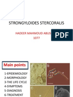 Strongyloides stercoralis: The Life Cycle, Symptoms, Diagnosis and Treatment