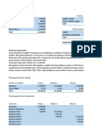 Ejercicio 1 Presupuesto