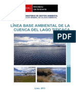 Linea Base Ambiental Del Lago Titicaca