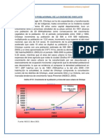 Crecimiento Poblacional de La Ciudd de Chiclayo