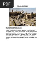 Tipos de Foro, Historia 1