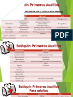 BOTIQUIN PRIMEROS AUXILIOS