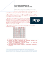 Problemario Primer Parcial 2014