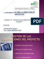 Capitulo 12 GESTIÓN DE LA ADQUISICIÓN DEL PROYECTO