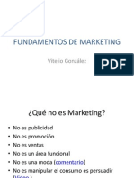 Fundamentos de Mercadeo ¿Qué Es y Qué No MKT FUME PDF